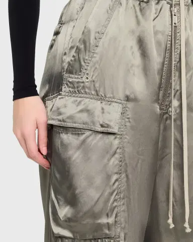 Rick Owens Belas Satin Wide-Leg Cargo Pants | Thumbnail 9 Rick Owens Belas Satin Wide-Leg Cargo Pants | Thumbnail 9