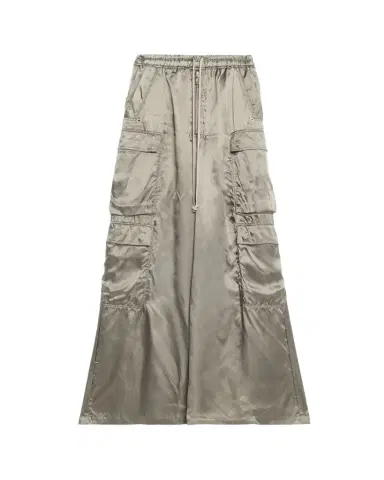 Rick Owens Belas Satin Wide-Leg Cargo Pants | Thumbnail 1 Rick Owens Belas Satin Wide-Leg Cargo Pants | Thumbnail 1