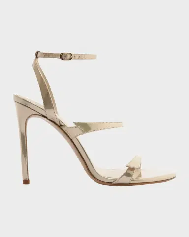 Alexandre Birman 100mm Tita Metallic Leather Sandals | Thumbnail 2 Alexandre Birman 100mm Tita Metallic Leather Sandals | Thumbnail 2
