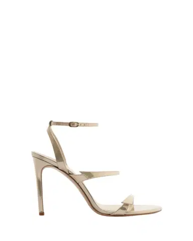 Alexandre Birman 100mm Tita Metallic Leather Sandals | Thumbnail 1 Alexandre Birman 100mm Tita Metallic Leather Sandals | Thumbnail 1
