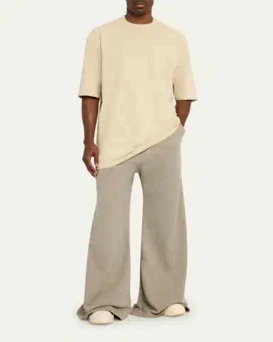 Rick Owens Men's Oversized Cotton Jersey T-Shirt | Thumbnail 2 Rick Owens Men's Oversized Cotton Jersey T-Shirt | Thumbnail 2