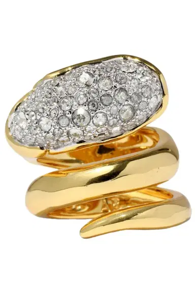 ALEXIS BITTAR Crystal Coiled Pebble Solaneles Ring | Thumbnail 5 ALEXIS BITTAR Crystal Coiled Pebble Solaneles Ring | Thumbnail 5