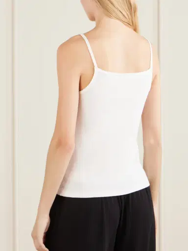The Row Denzel Ribbed Cotton-jersey Tank | Thumbnail 3 The Row Denzel Ribbed Cotton-jersey Tank | Thumbnail 3