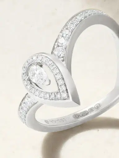 Messika Fiery 18-karat White Gold Diamond Ring | Thumbnail 4 Messika Fiery 18-karat White Gold Diamond Ring | Thumbnail 4