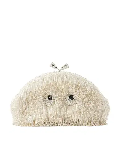 Anya Hindmarch Eyes Embellished Satin Clutch | Thumbnail 1 Anya Hindmarch Eyes Embellished Satin Clutch | Thumbnail 1