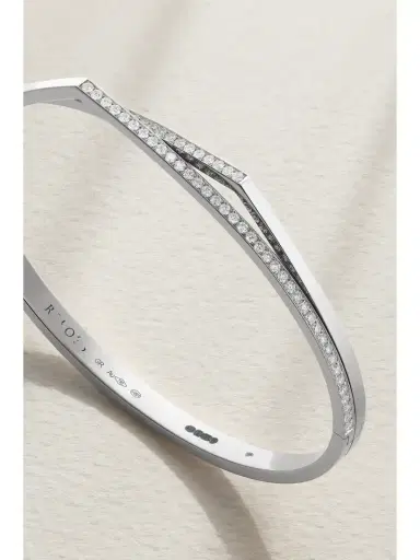 Repossi Antifer 18-karat White Gold Diamond Bracelet | Thumbnail 4 Repossi Antifer 18-karat White Gold Diamond Bracelet | Thumbnail 4