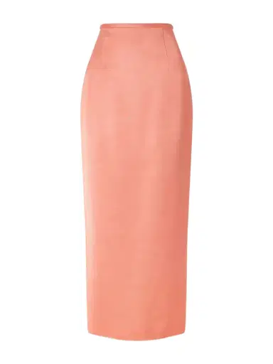Khaite Winton Satin Midi Skirt | Thumbnail 1 Khaite Winton Satin Midi Skirt | Thumbnail 1