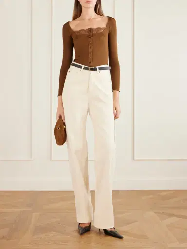 Saint Laurent High-rise Wide-leg Jeans | Thumbnail 2 Saint Laurent High-rise Wide-leg Jeans | Thumbnail 2