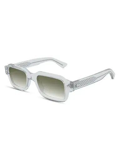 Bottega Veneta Men's Intrecciato Wirecore 51MM Rectangular Sunglasses - Grey Green | Thumbnail 1 Bottega Veneta Men's Intrecciato Wirecore 51MM Rectangular Sunglasses - Grey Green | Thumbnail 1