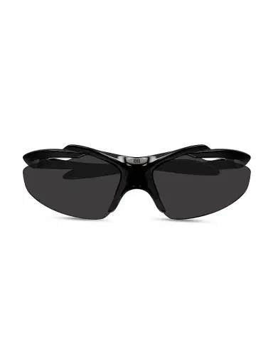 Balenciaga Men's Turbo Directional Sunglasses - Black | Thumbnail 2 Balenciaga Men's Turbo Directional Sunglasses - Black | Thumbnail 2