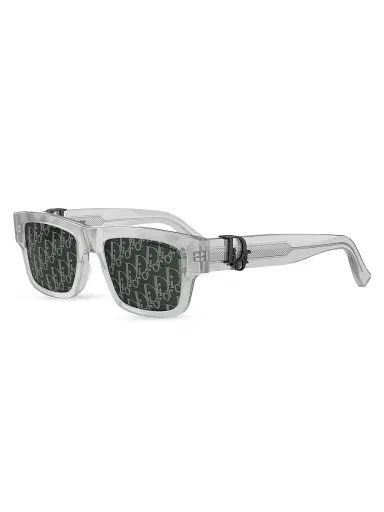 Dior Men's Oblique S3I 52MM Square Sunglasses - Grey | Thumbnail 1 Dior Men's Oblique S3I 52MM Square Sunglasses - Grey | Thumbnail 1