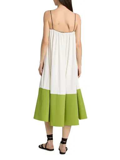 Proenza Schouler White Label Women's Saria Crepe Jersey Midi-Dress - White Apple - Size Large | Thumbnail 5 Proenza Schouler White Label Women's Saria Crepe Jersey Midi-Dress - White Apple - Size Large | Thumbnail 5