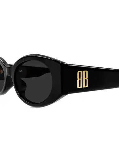 Balenciaga Women's Nano 53MM Oval Sunglasses - Black | Thumbnail 3 Balenciaga Women's Nano 53MM Oval Sunglasses - Black | Thumbnail 3