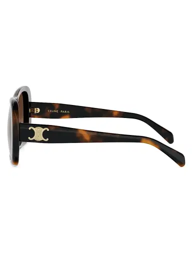 CELINE Women's Triomphe 55MM Pilot Sunglasses - Brown | Thumbnail 3 CELINE Women's Triomphe 55MM Pilot Sunglasses - Brown | Thumbnail 3