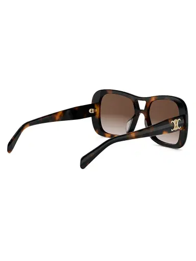 CELINE Women's Triomphe 55MM Pilot Sunglasses - Brown | Thumbnail 6 CELINE Women's Triomphe 55MM Pilot Sunglasses - Brown | Thumbnail 6