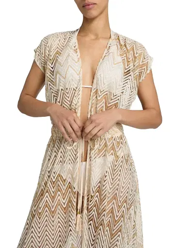 Ramy Brook Women's Katherine Chevron-Knit Cover-Up Maxi Dress | Thumbnail 5 Ramy Brook Women's Katherine Chevron-Knit Cover-Up Maxi Dress | Thumbnail 5