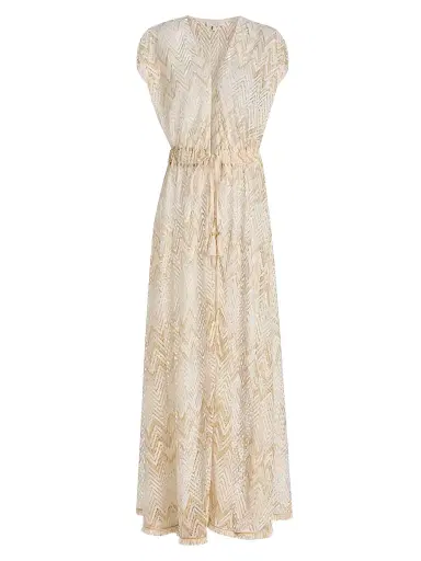 Ramy Brook Women's Katherine Chevron-Knit Cover-Up Maxi Dress | Thumbnail 1 Ramy Brook Women's Katherine Chevron-Knit Cover-Up Maxi Dress | Thumbnail 1