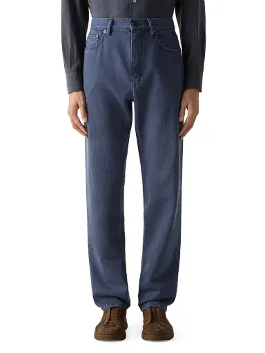ZEGNA Men's Cotton Roccia Jeans - Dark Indigo Blue | Thumbnail 2 ZEGNA Men's Cotton Roccia Jeans - Dark Indigo Blue | Thumbnail 2