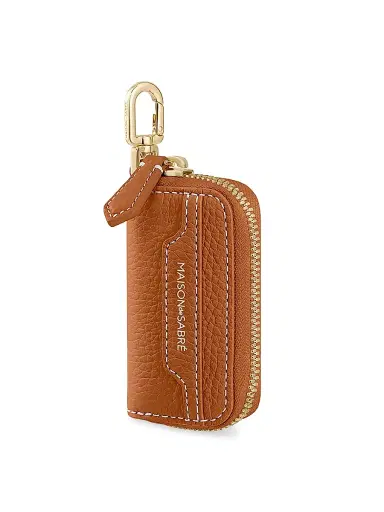 MAISON de SABRÉ Women's The Key Case Charm - Pecan Brown | Thumbnail 2 MAISON de SABRÉ Women's The Key Case Charm - Pecan Brown | Thumbnail 2