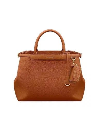 MAISON de SABRÉ Women's The Key Case Charm - Pecan Brown | Thumbnail 3 MAISON de SABRÉ Women's The Key Case Charm - Pecan Brown | Thumbnail 3