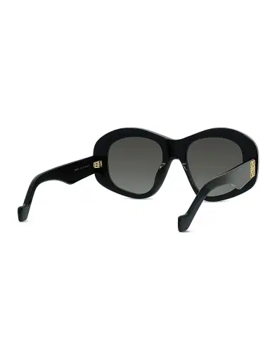 Loewe Men's Anagram 51MM Geometric Sunglasses - Black | Thumbnail 6 Loewe Men's Anagram 51MM Geometric Sunglasses - Black | Thumbnail 6