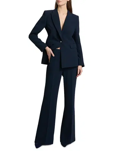 Kobi Halperin Women's Cecilia Crepe Pants - Navy - Size 16 | Thumbnail 2 Kobi Halperin Women's Cecilia Crepe Pants - Navy - Size 16 | Thumbnail 2