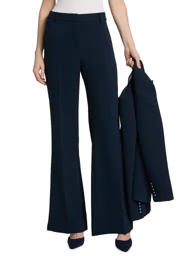 Kobi Halperin Women's Cecilia Crepe Pants - Navy - Size 16 | Thumbnail 3 Kobi Halperin Women's Cecilia Crepe Pants - Navy - Size 16 | Thumbnail 3