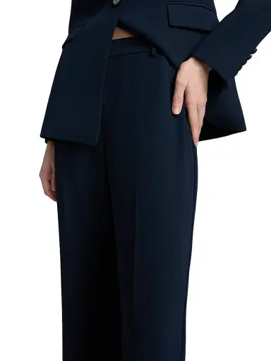 Kobi Halperin Women's Cecilia Crepe Pants - Navy - Size 16 | Thumbnail 6 Kobi Halperin Women's Cecilia Crepe Pants - Navy - Size 16 | Thumbnail 6