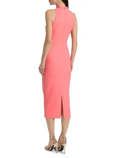 Chiara Boni La Petite Robe Women's Nimby Embroidered Halterneck Midi-Dress | Thumbnail 5 Chiara Boni La Petite Robe Women's Nimby Embroidered Halterneck Midi-Dress | Thumbnail 5