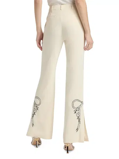 Cinq à Sept Women's Abeline Cascading Ribbon Pants | Thumbnail 5 Cinq à Sept Women's Abeline Cascading Ribbon Pants | Thumbnail 5