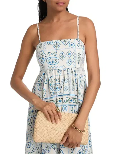 Misa Los Angeles Women's Adina Printed Maxi Dress - Tiled Flora - Size XL | Thumbnail 6 Misa Los Angeles Women's Adina Printed Maxi Dress - Tiled Flora - Size XL | Thumbnail 6