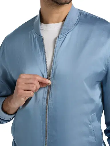 Monfrère Men Maverick Satin Bomber Jacket | Thumbnail 6 Monfrère Men Maverick Satin Bomber Jacket | Thumbnail 6