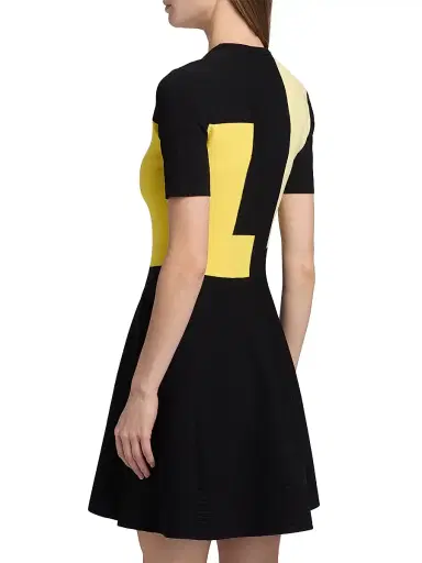 Jason Wu Collection Women's Colorblock Knit Minidress - Black | Thumbnail 5 Jason Wu Collection Women's Colorblock Knit Minidress - Black | Thumbnail 5