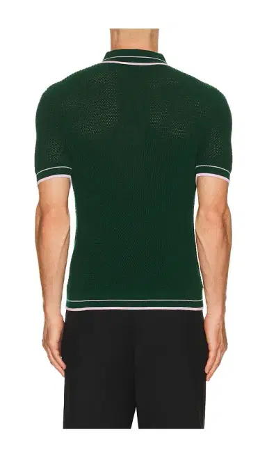 Casablanca Mock Mini Crochet Polo | Thumbnail 2 Casablanca Mock Mini Crochet Polo | Thumbnail 2