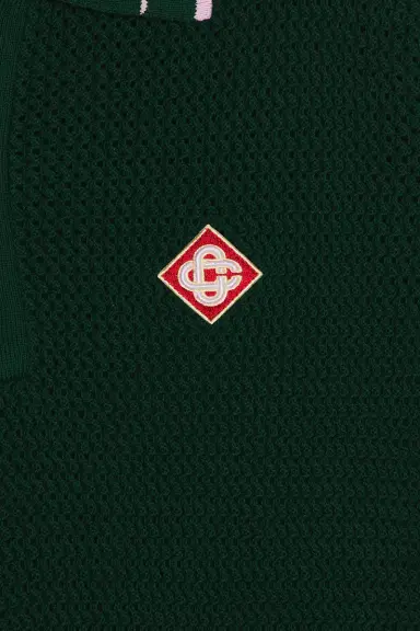 Casablanca Mock Mini Crochet Polo | Thumbnail 7 Casablanca Mock Mini Crochet Polo | Thumbnail 7