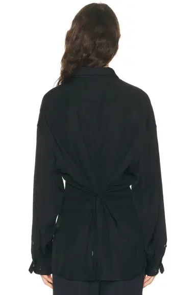 Helmut Lang Cinched Shirt | Thumbnail 3 Helmut Lang Cinched Shirt | Thumbnail 3