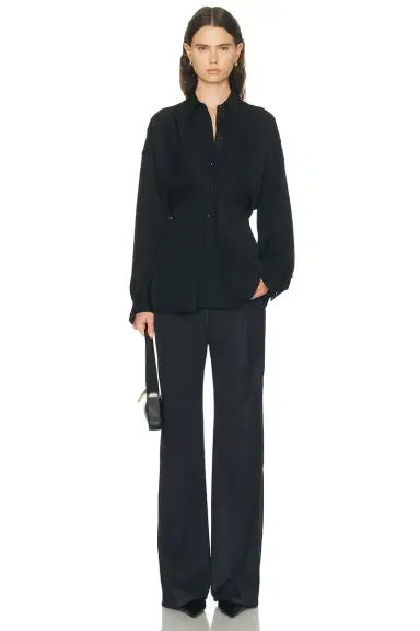 Helmut Lang Cinched Shirt | Thumbnail 4 Helmut Lang Cinched Shirt | Thumbnail 4