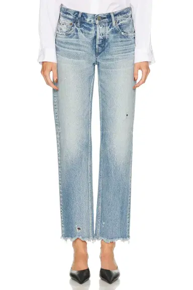 Moussy Vintage Mattapan Straight Low Rise Jeans | Thumbnail 3 Moussy Vintage Mattapan Straight Low Rise Jeans | Thumbnail 3