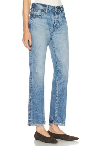 Moussy Vintage Dorchester Straight Leg Jeans | Thumbnail 4 Moussy Vintage Dorchester Straight Leg Jeans | Thumbnail 4