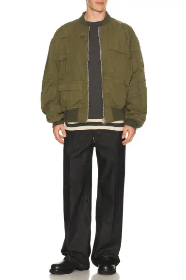 Junya Watanabe x Needles Oxford Bomber Jacket | Thumbnail 4 Junya Watanabe x Needles Oxford Bomber Jacket | Thumbnail 4