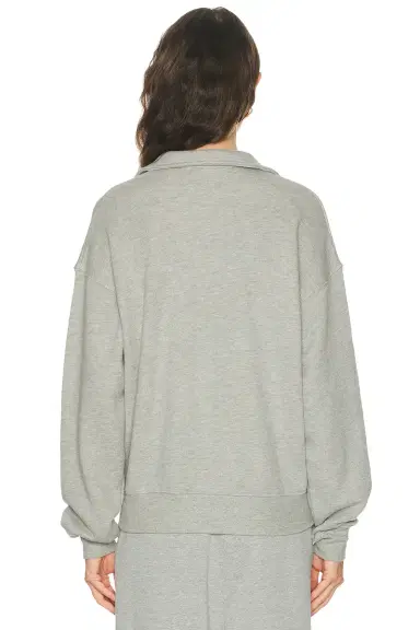 ÉTERNE Oversized Half Zip Sweatshirt | Thumbnail 3 ÉTERNE Oversized Half Zip Sweatshirt | Thumbnail 3