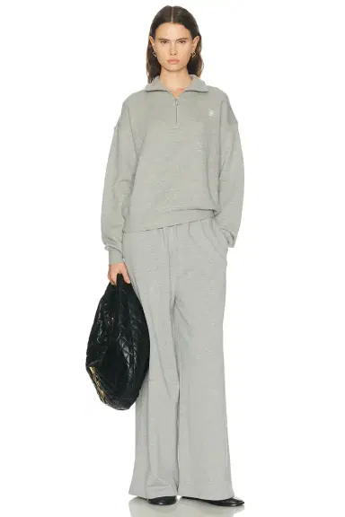 ÉTERNE Oversized Half Zip Sweatshirt | Thumbnail 4 ÉTERNE Oversized Half Zip Sweatshirt | Thumbnail 4