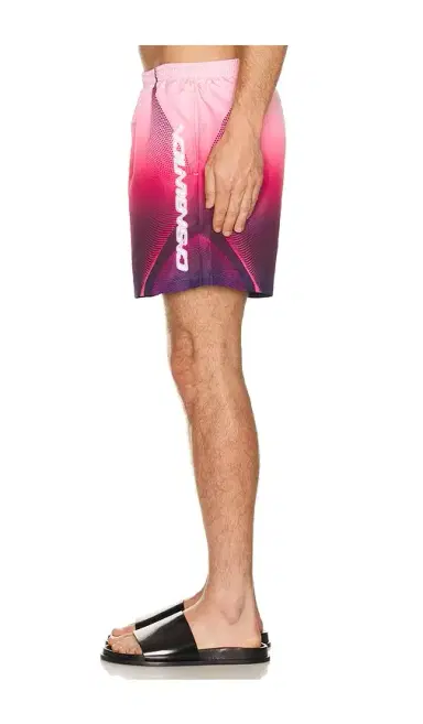 Casablanca Aubergine Gradient Printed Swim Shorts | Thumbnail 2 Casablanca Aubergine Gradient Printed Swim Shorts | Thumbnail 2
