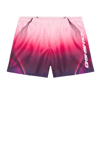 Casablanca Aubergine Gradient Printed Swim Shorts | Thumbnail 7 Casablanca Aubergine Gradient Printed Swim Shorts | Thumbnail 7