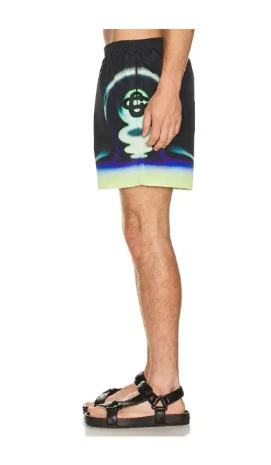 Casablanca Sporchid Black Printed Swim Shorts | Thumbnail 2 Casablanca Sporchid Black Printed Swim Shorts | Thumbnail 2