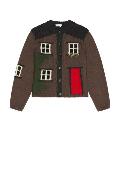 JW Anderson House Polo Cardigan | Thumbnail 5 JW Anderson House Polo Cardigan | Thumbnail 5