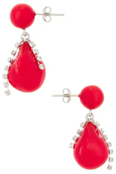 Completedworks Red Bio Resin Bead Earrings | Thumbnail 2 Completedworks Red Bio Resin Bead Earrings | Thumbnail 2