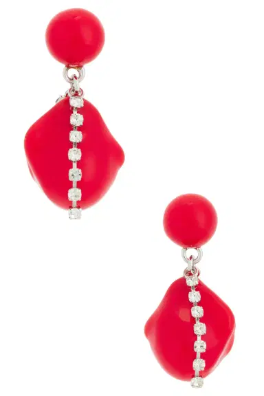 Completedworks Red Bio Resin Bead Earrings | Thumbnail 1 Completedworks Red Bio Resin Bead Earrings | Thumbnail 1