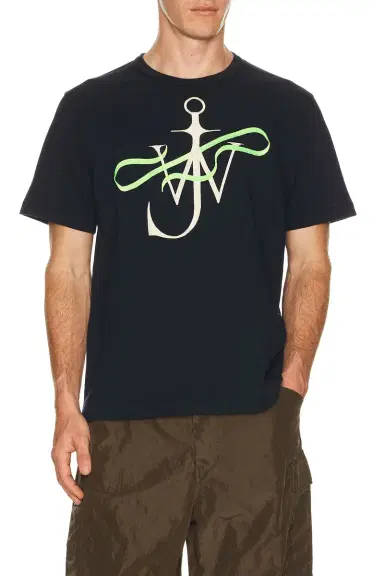 JW Anderson Ribbon Anchor T-Shirt | Thumbnail 1 JW Anderson Ribbon Anchor T-Shirt | Thumbnail 1