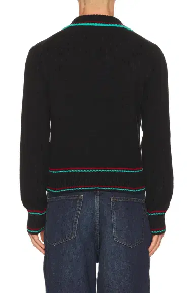 JW Anderson Shrunken Polo Jumper | Thumbnail 2 JW Anderson Shrunken Polo Jumper | Thumbnail 2